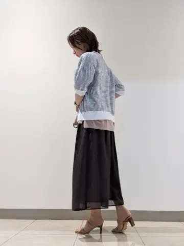 J.PRESS LADIES L スタッフ コーディネート画像
