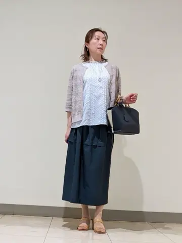 J.PRESS LADIES L スタッフ コーディネート画像