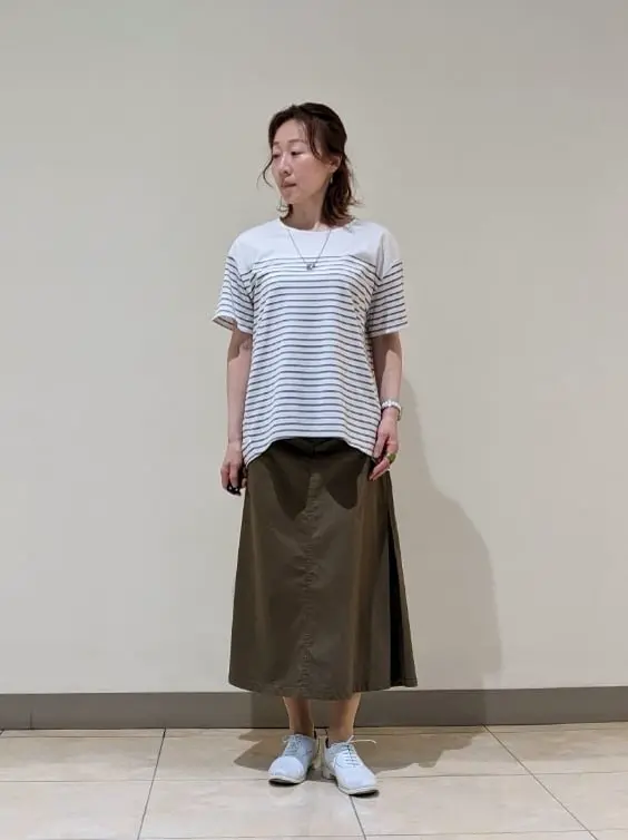 J.PRESS LADIES L スタッフ コーディネート画像