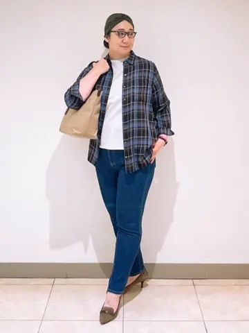 J.PRESS LADIES L スタッフ コーディネート画像