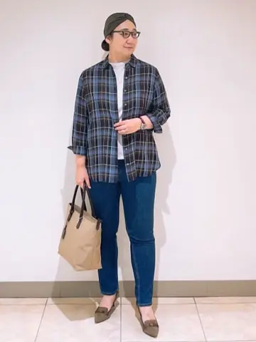 J.PRESS LADIES L スタッフ コーディネート画像