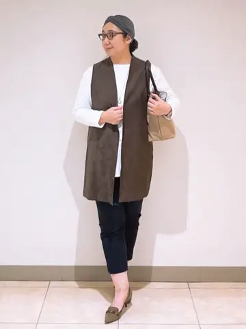 J.PRESS LADIES L スタッフ コーディネート画像