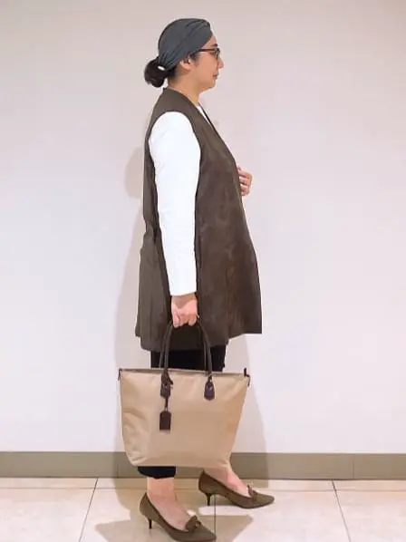 J.PRESS LADIES L スタッフ コーディネート画像