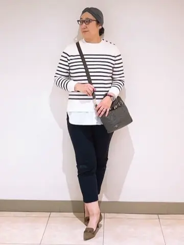 J.PRESS LADIES L スタッフ コーディネート画像