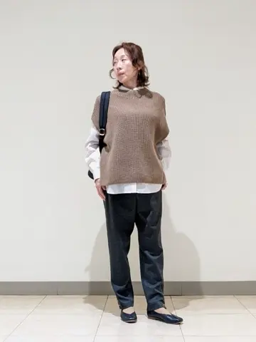 J.PRESS LADIES L スタッフ コーディネート画像