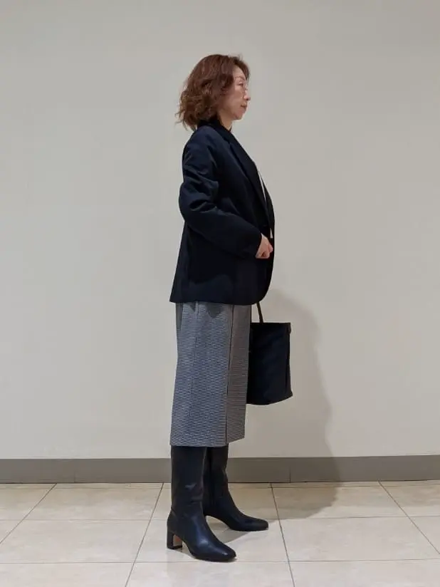 J.PRESS LADIES L スタッフ コーディネート画像