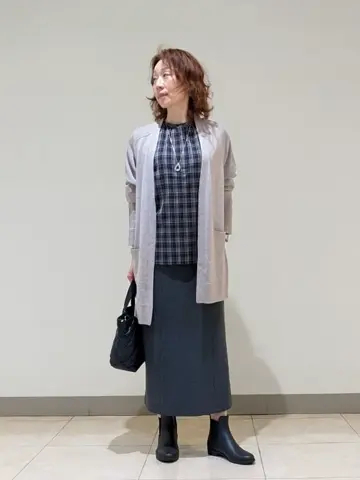 J.PRESS LADIES L スタッフ コーディネート画像