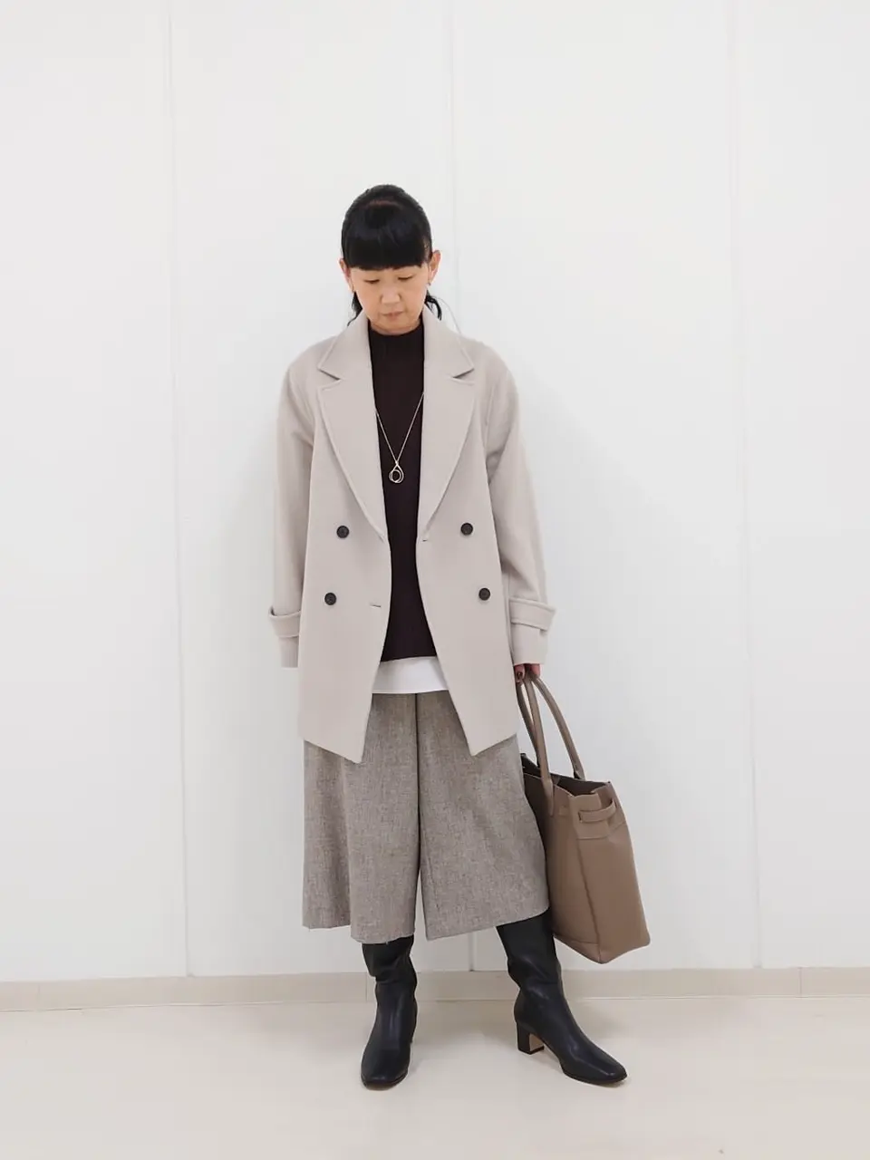 J.PRESS LADIES L スタッフ コーディネート画像