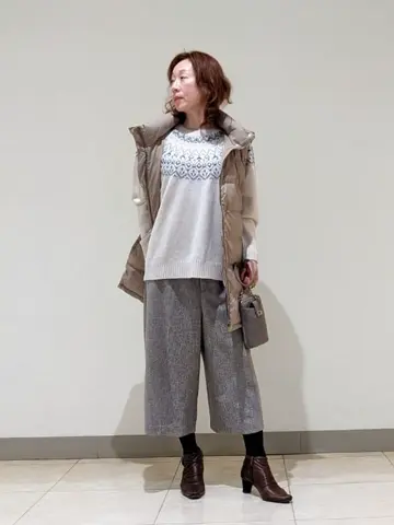 J.PRESS LADIES L スタッフ コーディネート画像