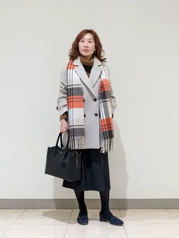 J.PRESS LADIES L スタッフ コーディネート画像