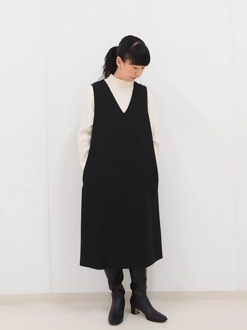 J.PRESS LADIES L スタッフ コーディネート画像