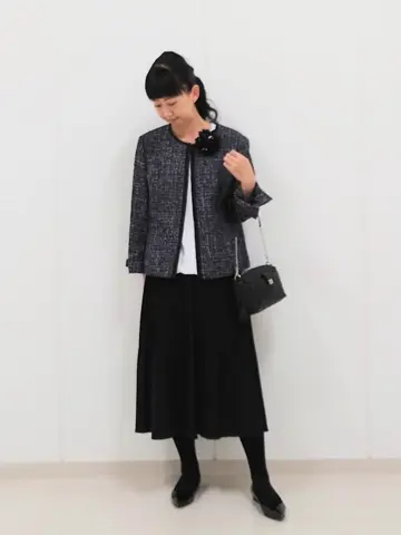 J.PRESS LADIES L スタッフ コーディネート画像