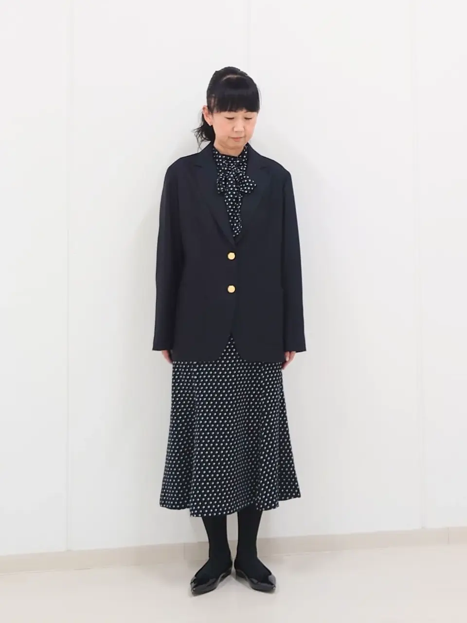 J.PRESS LADIES L スタッフ コーディネート画像