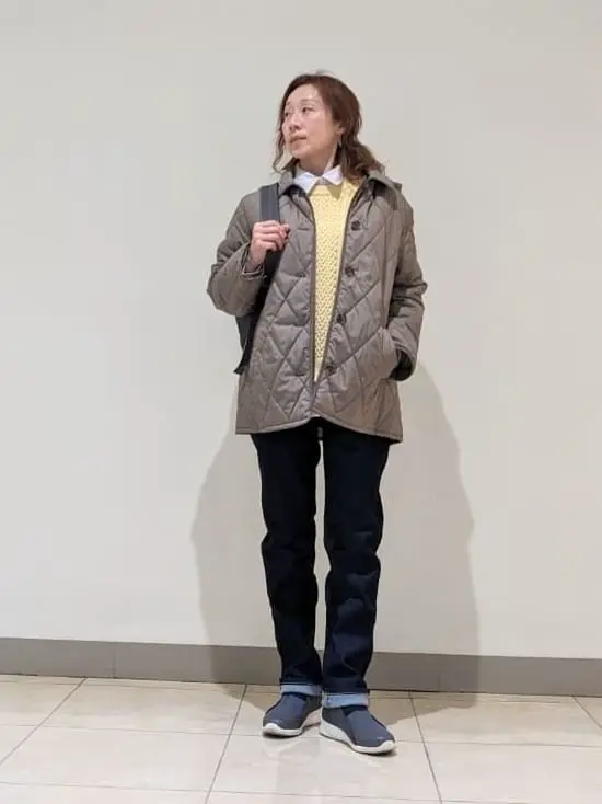 J.PRESS LADIES L スタッフ コーディネート画像