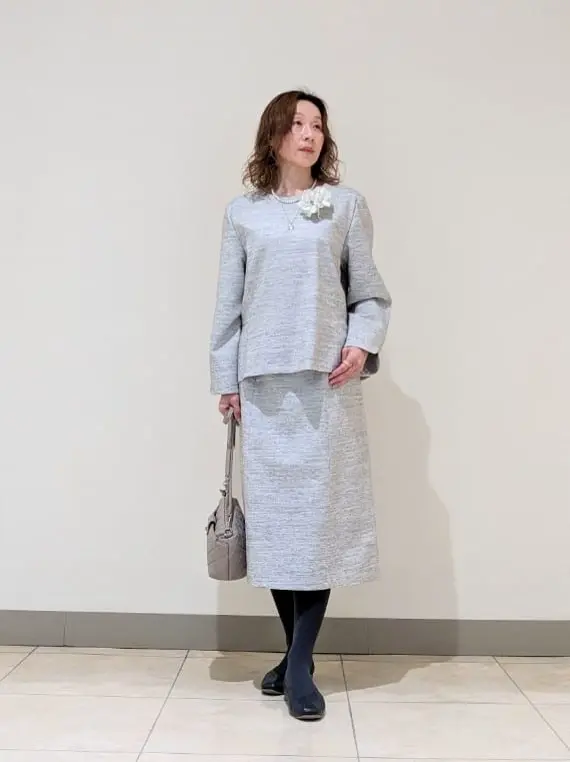 J.PRESS LADIES L スタッフ コーディネート画像