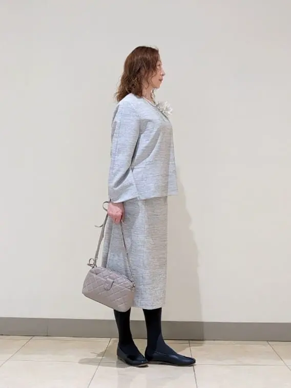 J.PRESS LADIES L スタッフ コーディネート画像