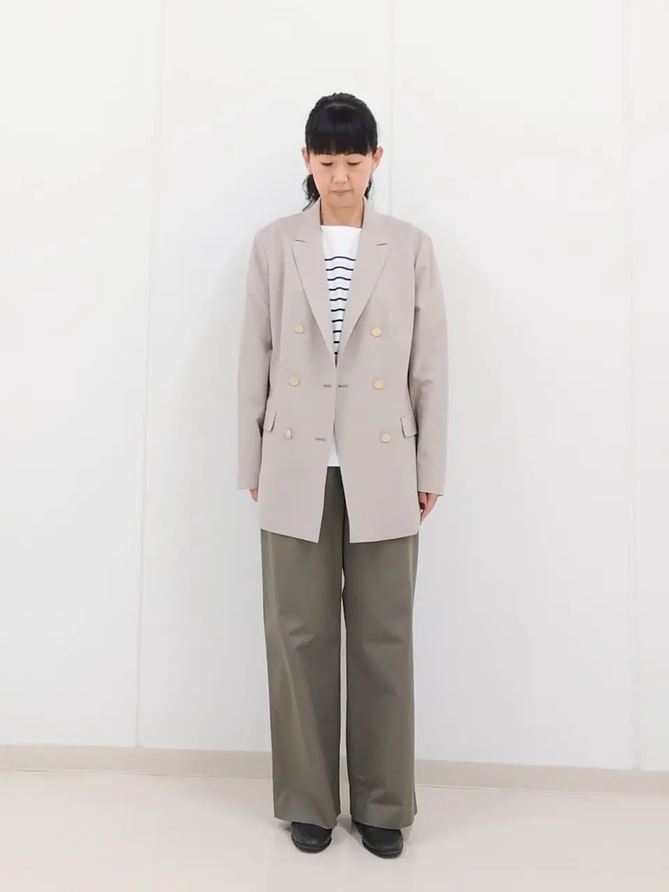 J.PRESS LADIES L スタッフ コーディネート画像