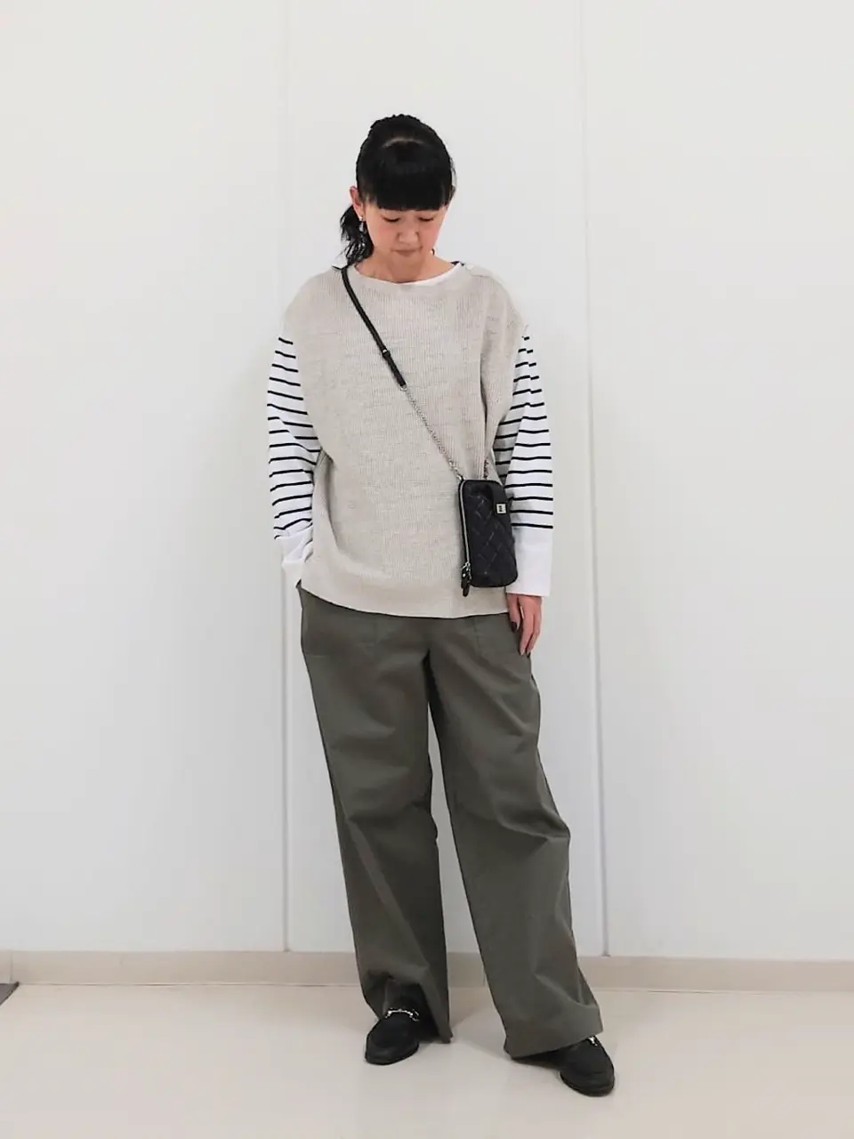 J.PRESS LADIES L スタッフ コーディネート画像