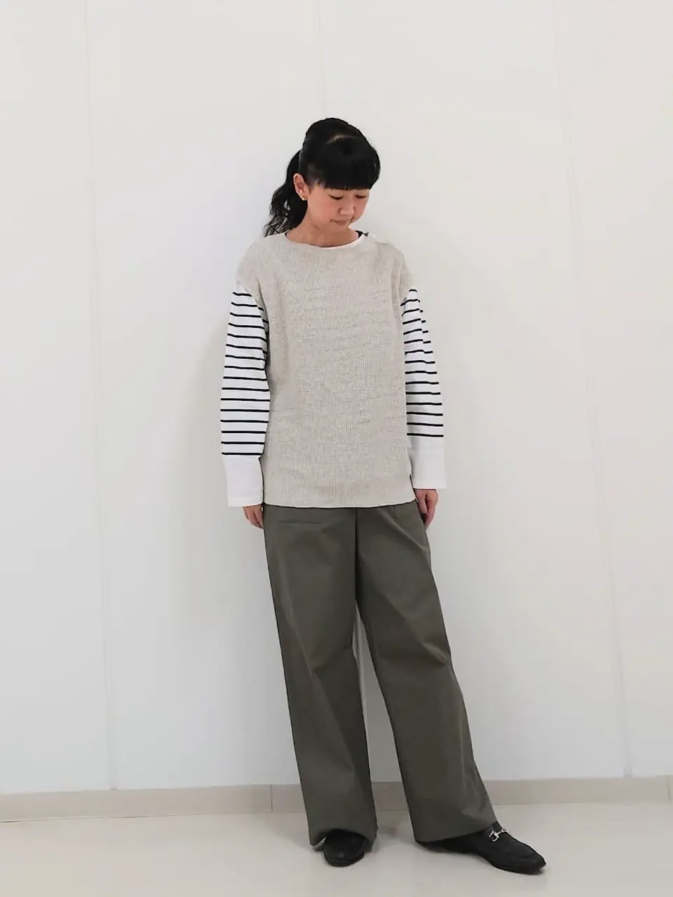 J.PRESS LADIES L スタッフ コーディネート画像