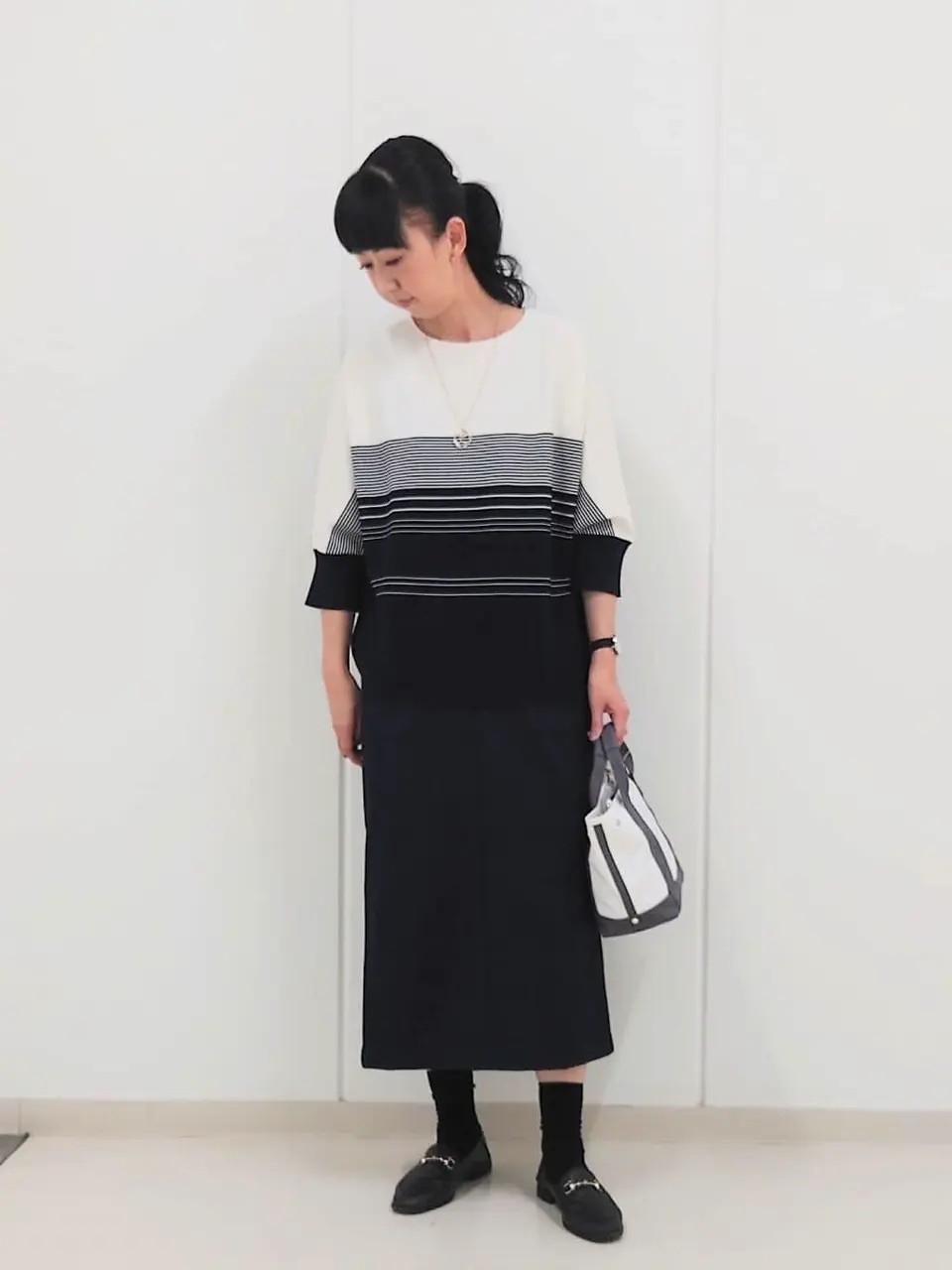 J.PRESS LADIES L スタッフ コーディネート画像