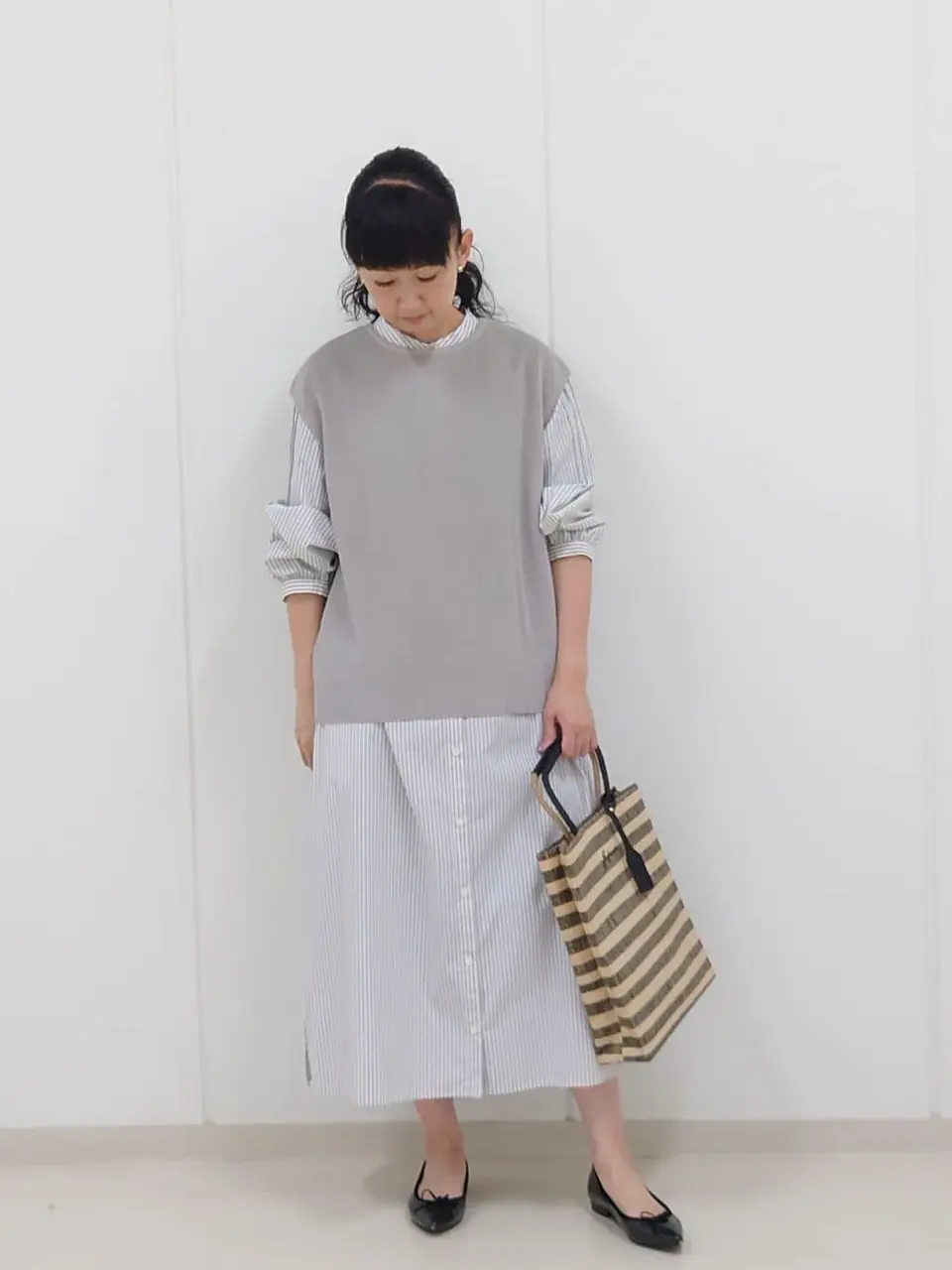 J.PRESS LADIES L スタッフ コーディネート画像