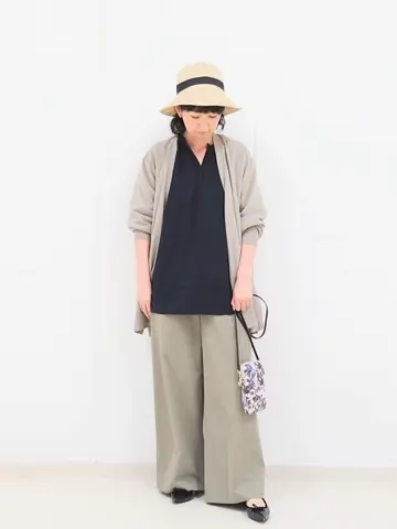 J.PRESS LADIES L スタッフ コーディネート画像