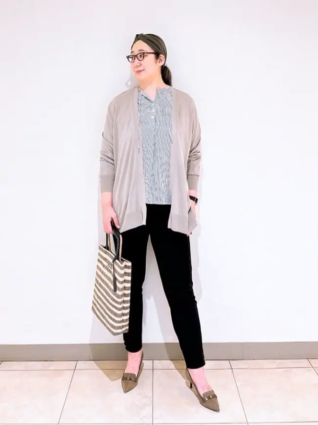 J.PRESS LADIES L スタッフ コーディネート画像