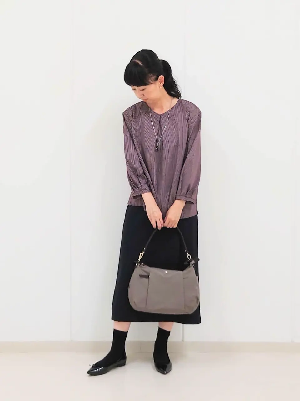 J.PRESS LADIES L スタッフ コーディネート画像