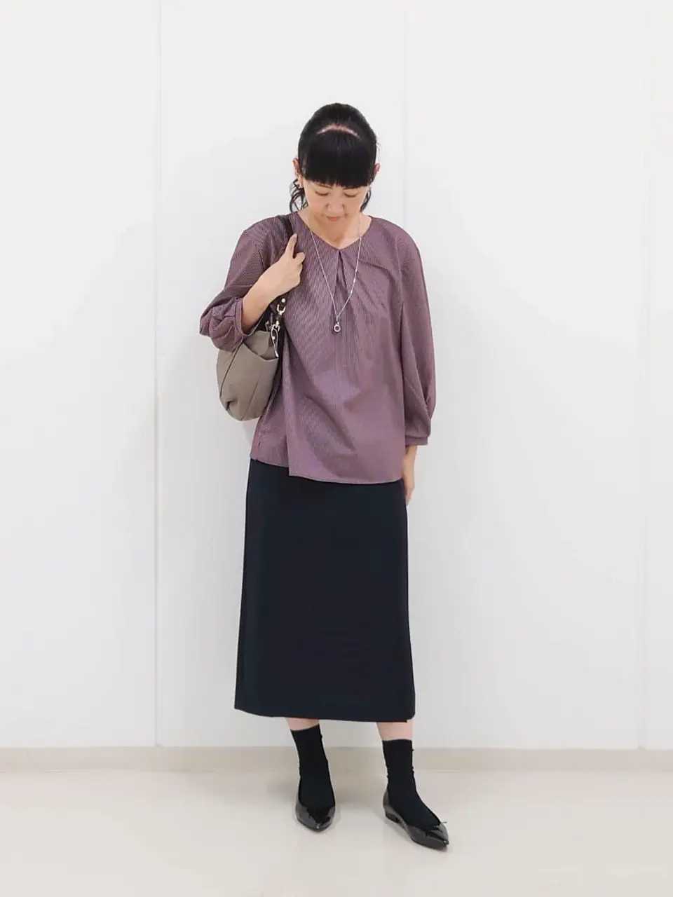 J.PRESS LADIES L スタッフ コーディネート画像