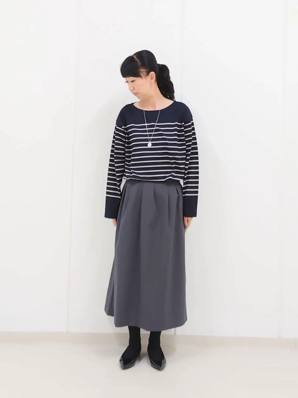 J.PRESS LADIES L スタッフ コーディネート画像