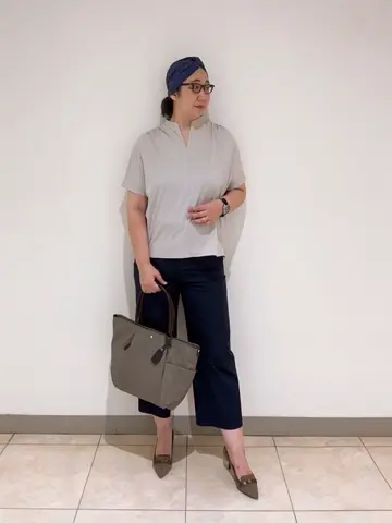 J.PRESS LADIES L スタッフ コーディネート画像
