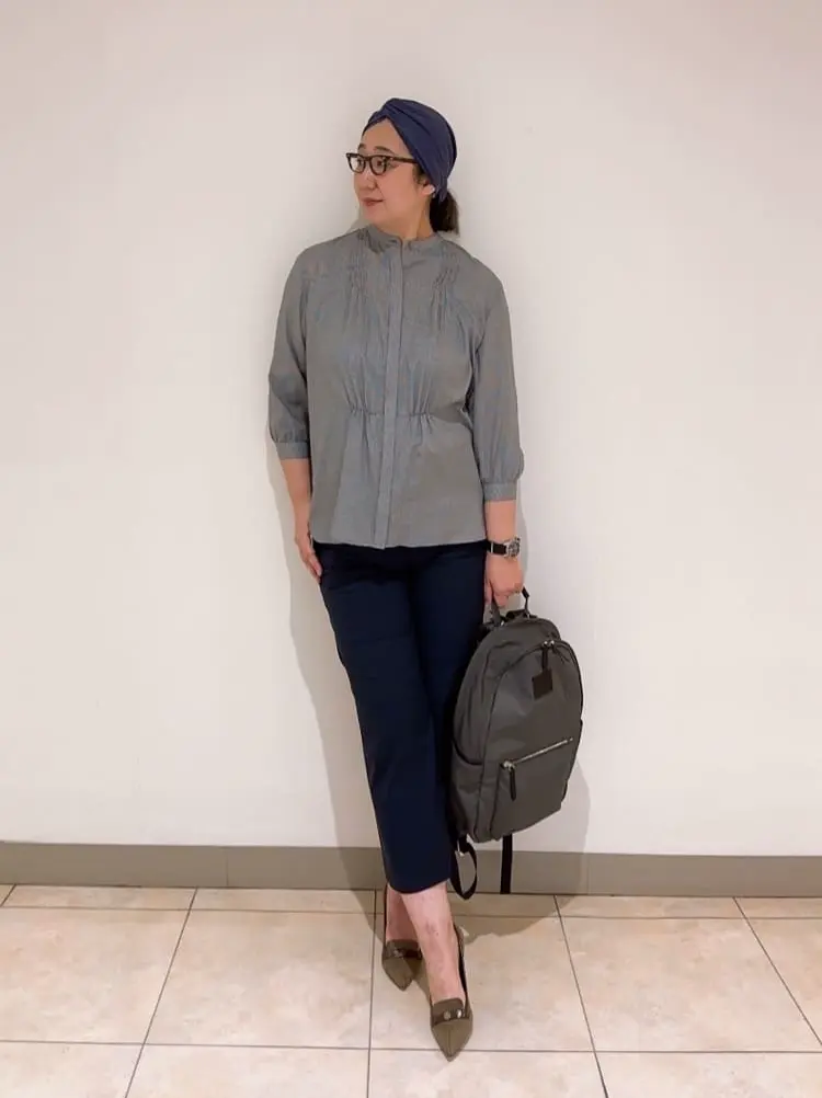 J.PRESS LADIES L スタッフ コーディネート画像