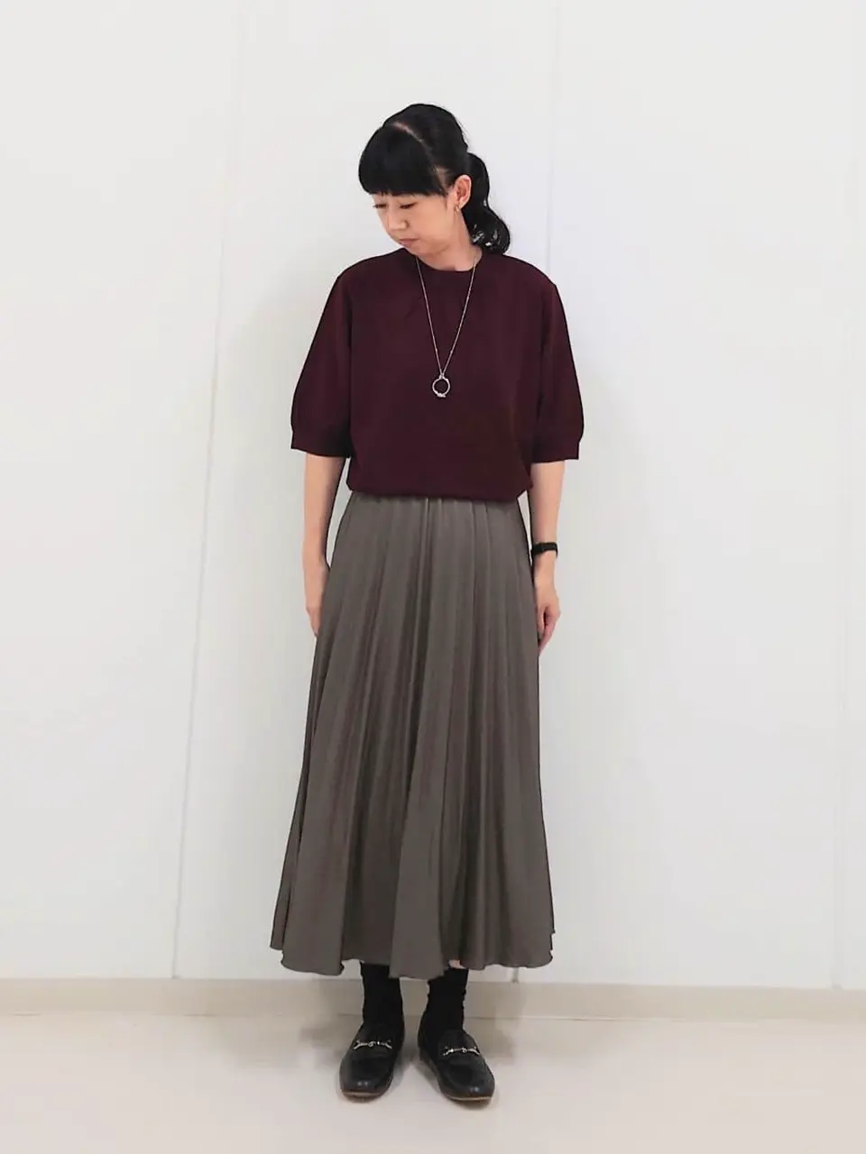 J.PRESS LADIES L スタッフ コーディネート画像