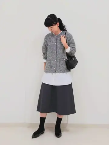 J.PRESS LADIES L スタッフ コーディネート画像