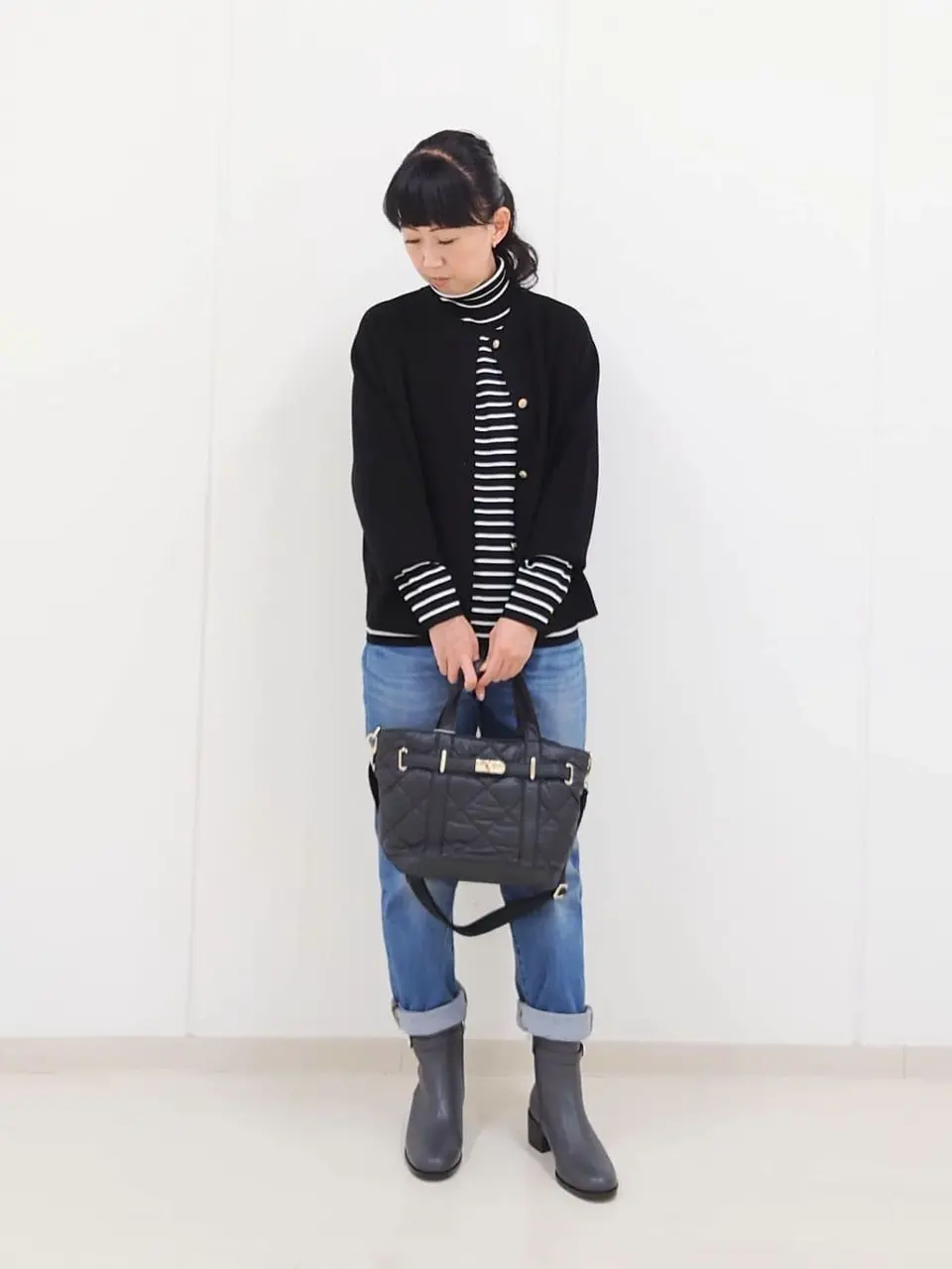 J.PRESS LADIES L スタッフ コーディネート画像