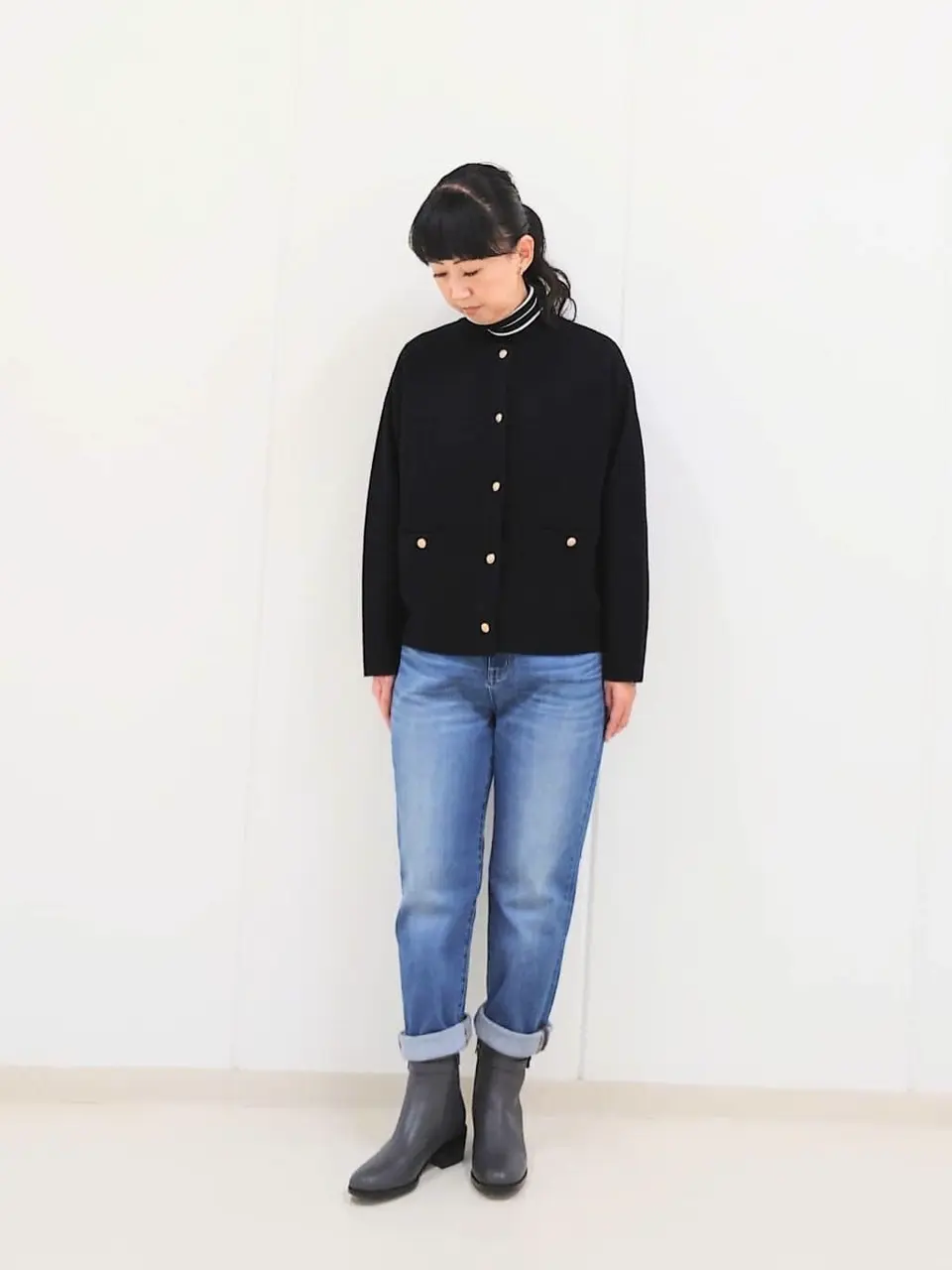 J.PRESS LADIES L スタッフ コーディネート画像