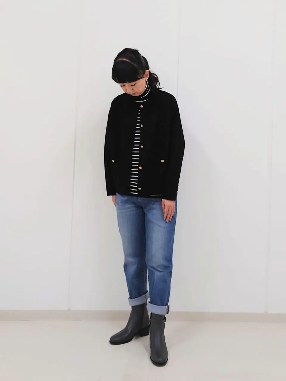 J.PRESS LADIES L スタッフ コーディネート画像