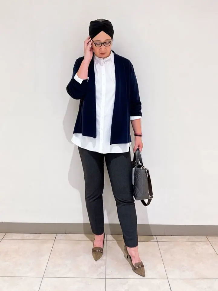 J.PRESS LADIES L スタッフ コーディネート画像