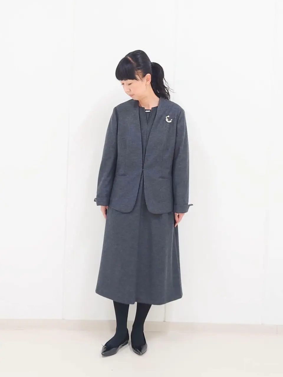 J.PRESS LADIES L スタッフ コーディネート画像