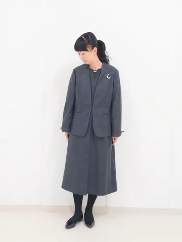 J.PRESS LADIES L スタッフ コーディネート画像