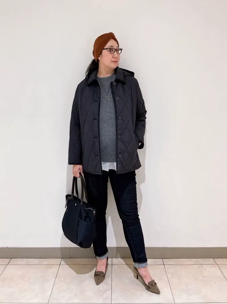 J.PRESS LADIES L スタッフ コーディネート画像