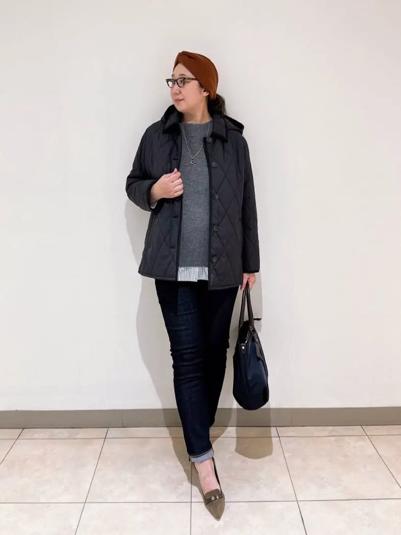 J.PRESS LADIES L スタッフ コーディネート画像