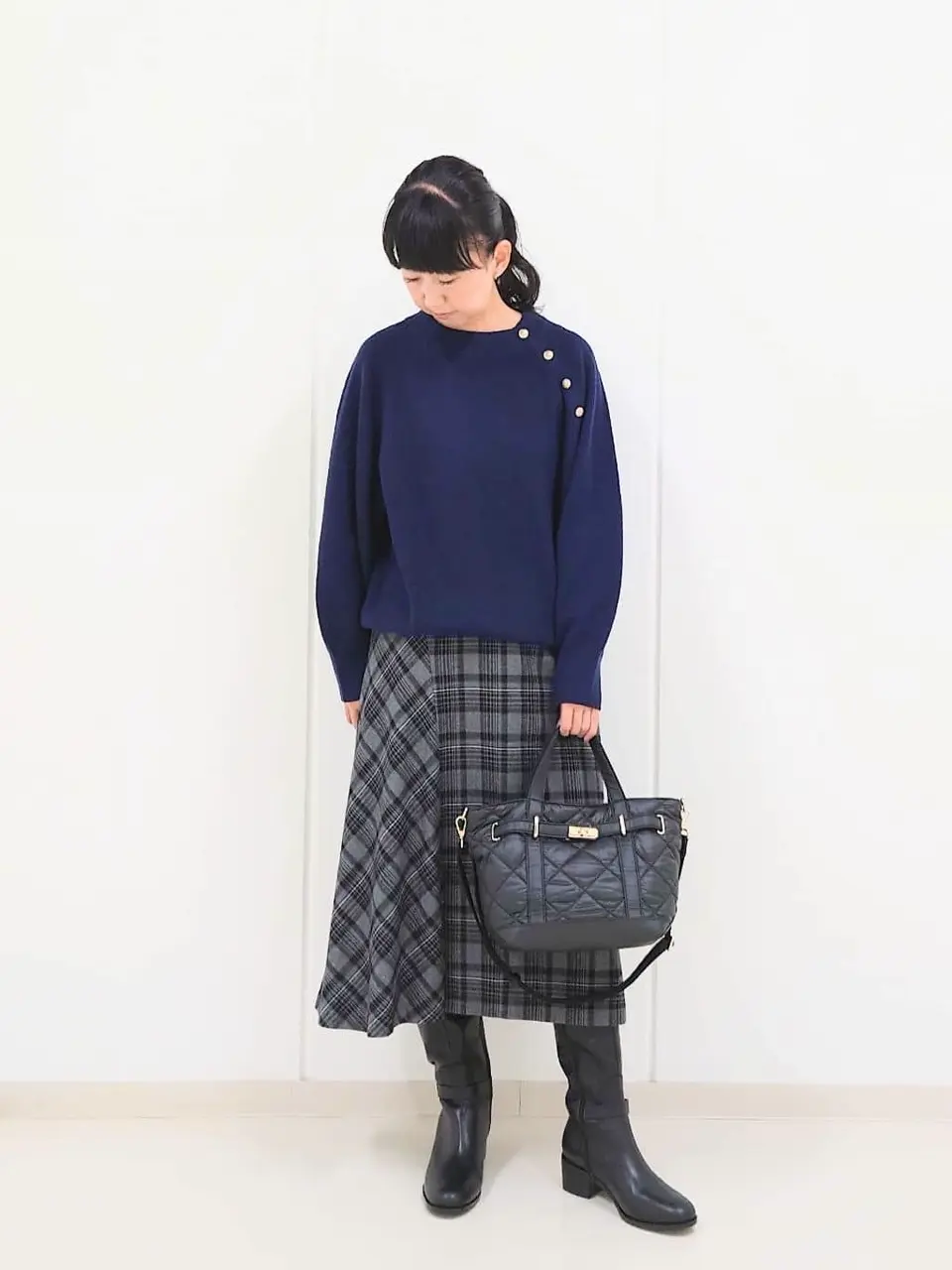 J.PRESS LADIES L スタッフ コーディネート画像