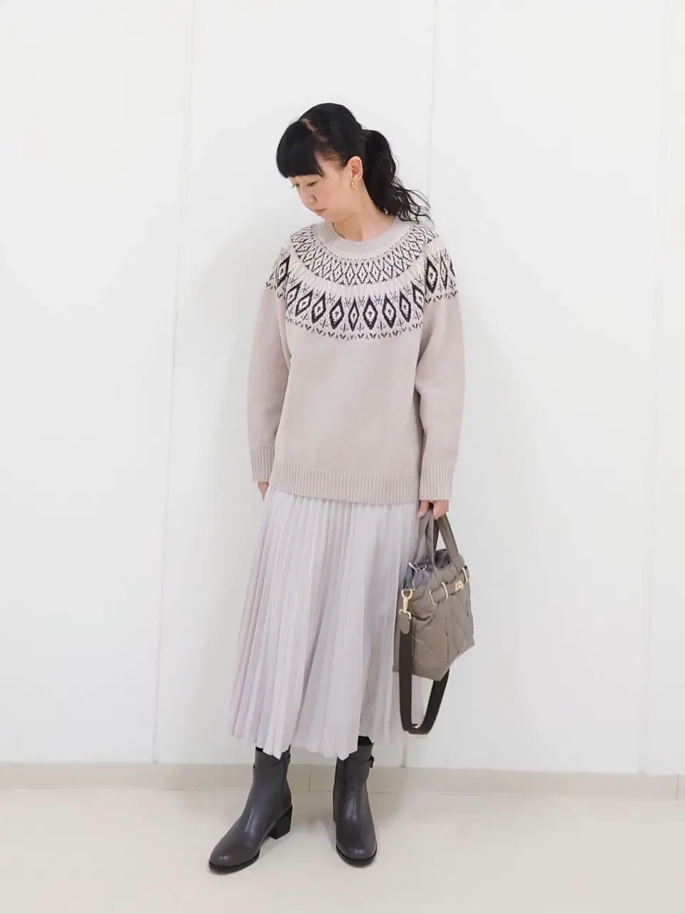 J.PRESS LADIES L スタッフ コーディネート画像