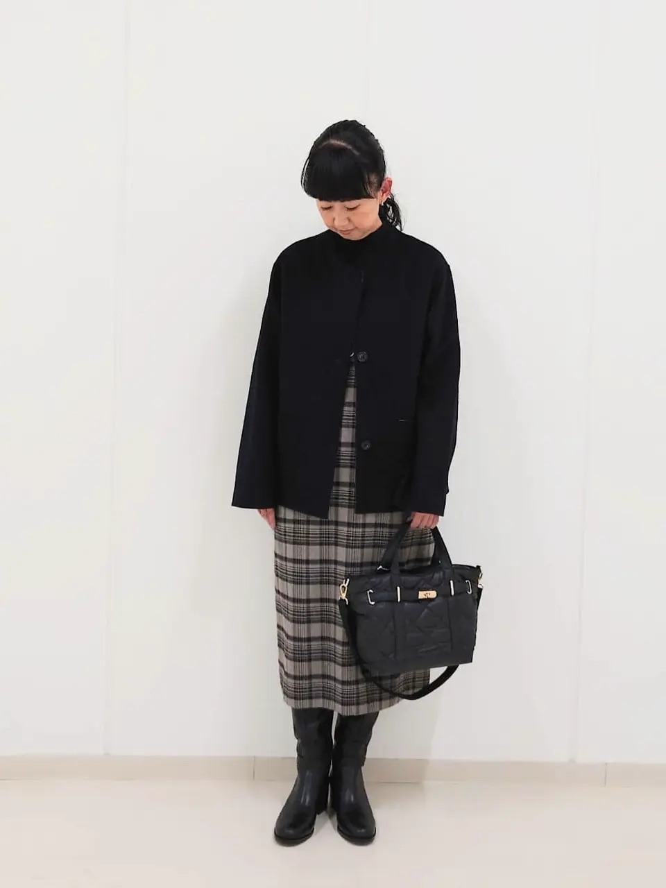 J.PRESS LADIES L スタッフ コーディネート画像