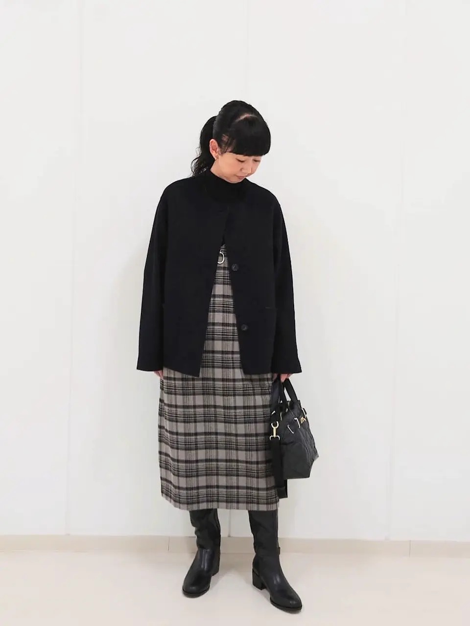 J.PRESS LADIES L スタッフ コーディネート画像