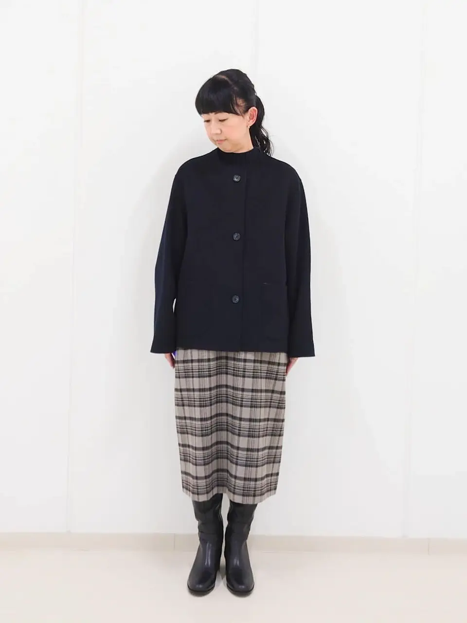 J.PRESS LADIES L スタッフ コーディネート画像