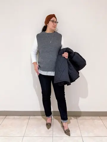 J.PRESS LADIES L スタッフ コーディネート画像