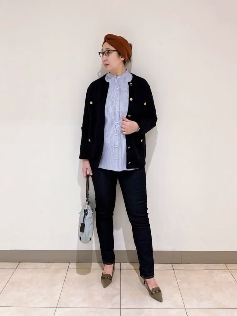 J.PRESS LADIES L スタッフ コーディネート画像