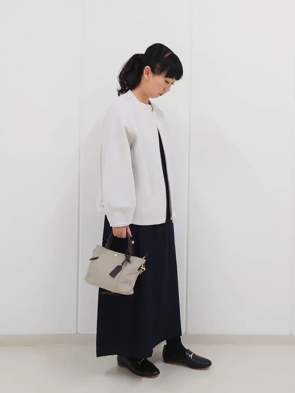 J.PRESS LADIES L スタッフ コーディネート画像